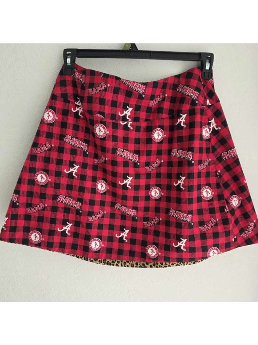 Alabama Crimson Tide Skirt Womens XL NCAA Plaid Game Day Fan Apparel - Picture 9 of 12